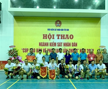 Đoàn thể thao Viện KSND thành phố Hà Nội dành được nhiều Giải cao tại Hội...